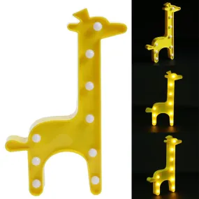 LED modeling lights giraffe lights deer Christmas decoration letters lights