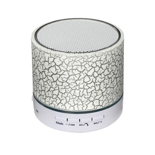 LED Portable Mini Wireless Bluetooth Speakers with TF USB FM Mic Blue Tooth Music for Phone IPhone Tablets Blutooth Receiver