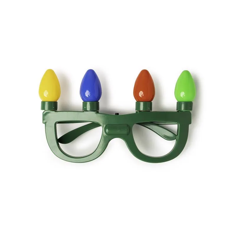 Lotsa Lights LED Multicolor Flashing glasses Light Set 5 in.
