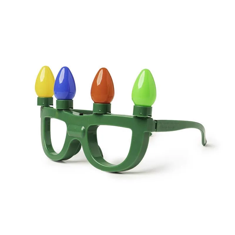 Lotsa Lights LED Multicolor Flashing glasses Light Set 5 in.