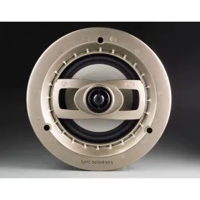Lyric LS6.5S 6.5” 2-Way 8 ohms 80W In-Ceiling Loudspeakers with Magnetic Grilles (Pair)