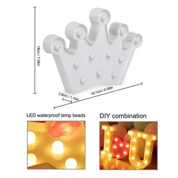 Marquee Light - Crown Shape | LED |