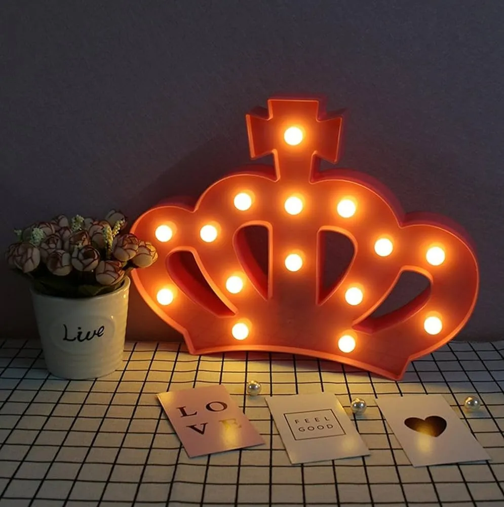 Marquee Light - Queen Crown Shape | LED |