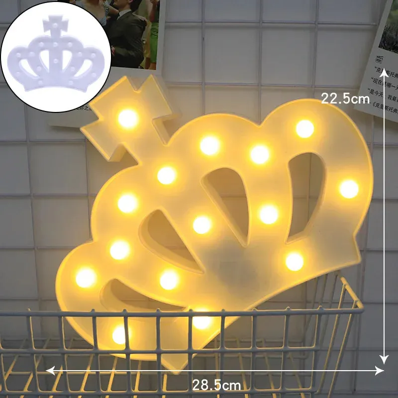 Marquee Light - Queen Crown Shape | LED |