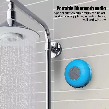 Mini Portable Bluetooth Speaker Waterproof Handsfree & Wireless Shower Speaker