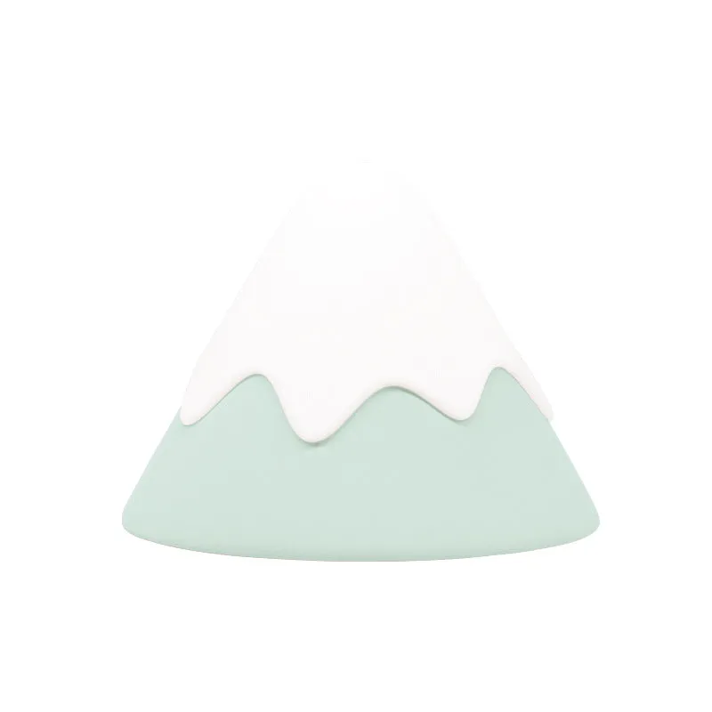 Nordic Style Metal LED Night Light - Bedside Hallway Table Lamp in Macaron Colored Conical Design