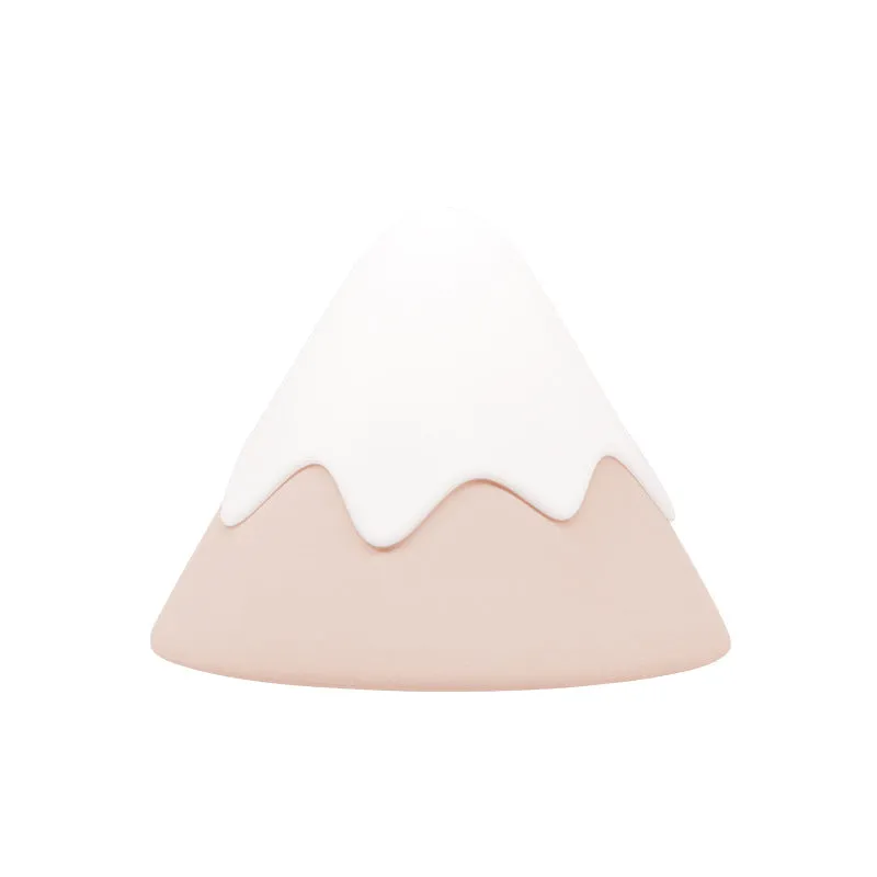 Nordic Style Metal LED Night Light - Bedside Hallway Table Lamp in Macaron Colored Conical Design