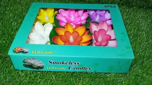 Oblivion LED Candles Light Flameless Plastic Lamp Indoor Window and Wedding Party Decor Light, Pack of 8 (Yellow Colour)