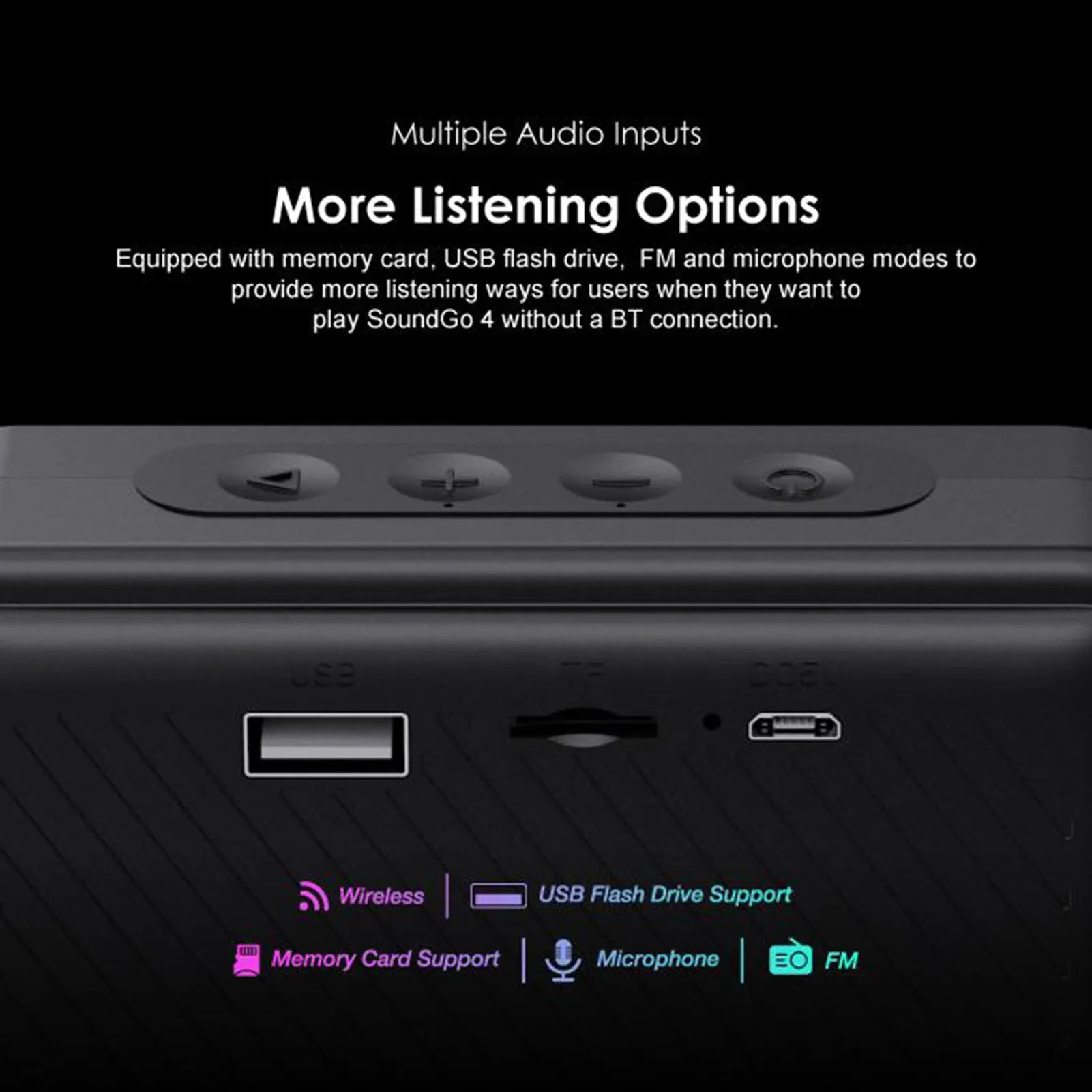 Oraimo OBS-02S SoundGo 4 Portable Wireless Speaker