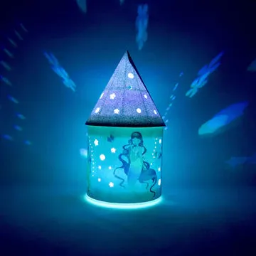 Pink Poppy Shimmering Mermaid Colour Changing Led Lantern
