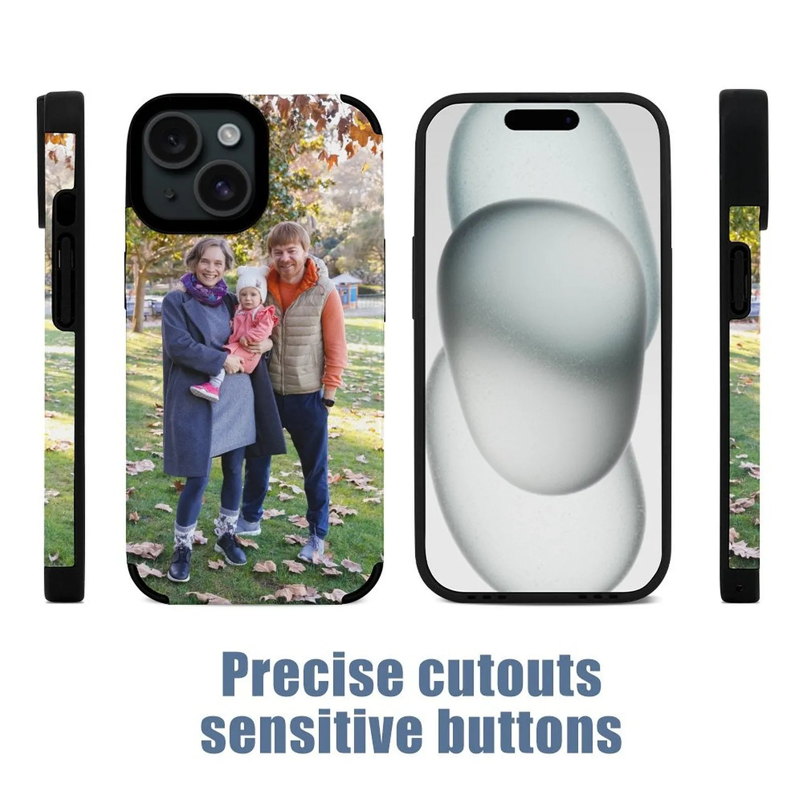 POD Upload Your Photo Custom Printing Design Phone Case for iPhone 15