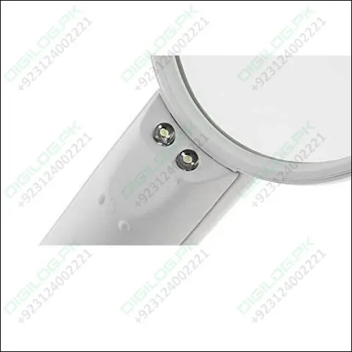 Portable 65mm 4x Handheld Magnifier With High-quality Magnifying Glass Led Lights Mg6b-4