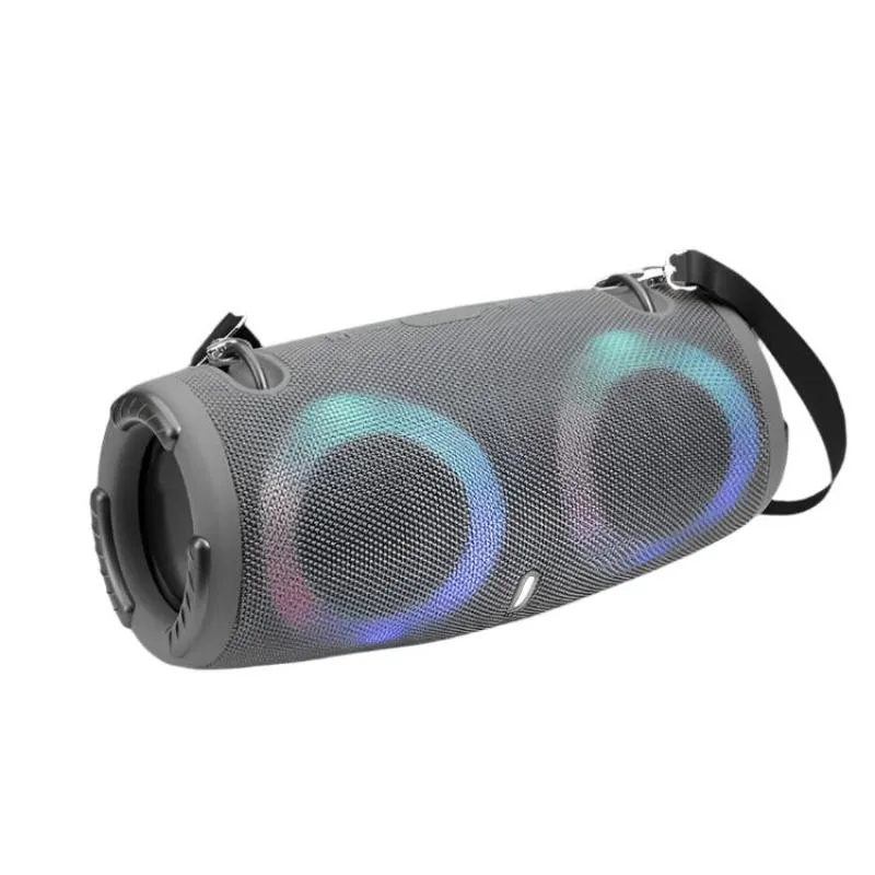 Portable Waterproof Bluetooth Speaker With RGB Colored Lights