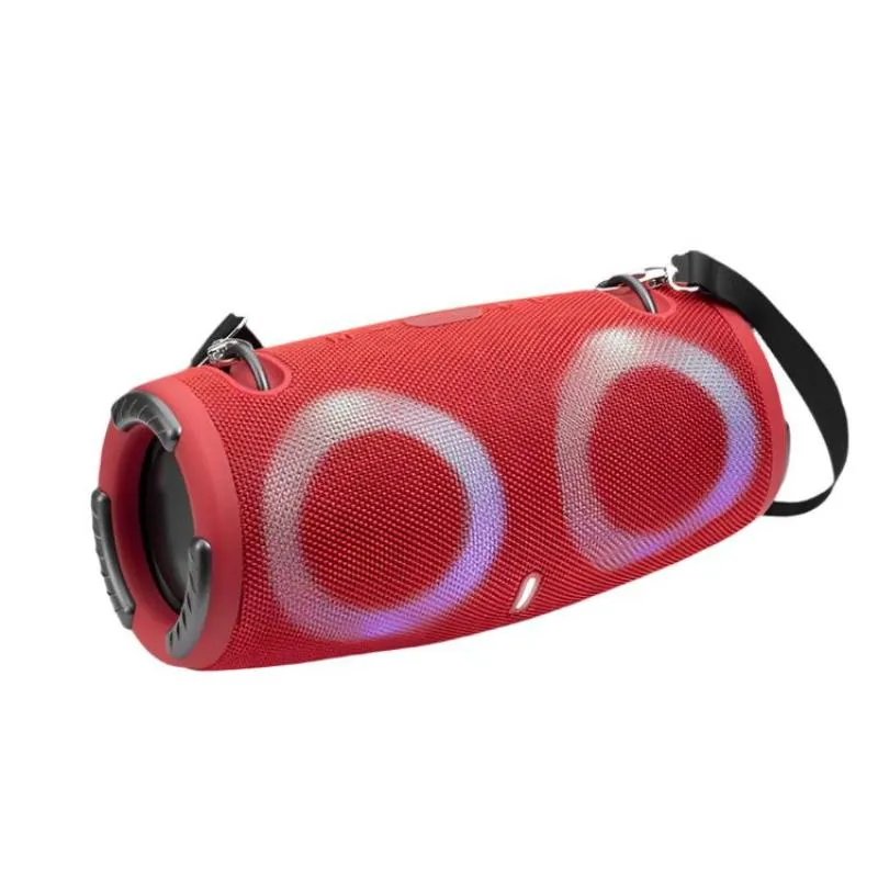 Portable Waterproof Bluetooth Speaker With RGB Colored Lights