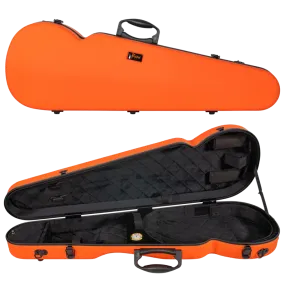 RAAN Shaped Violin Case Orange 1/4-1/2