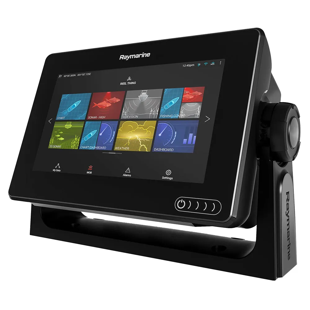 Raymarine Axiom 7 DV 7" MFD w/CHIRP DownVision, CPT-100 DVS Transducer & Navionics  Chart [E70364-02-NAG]