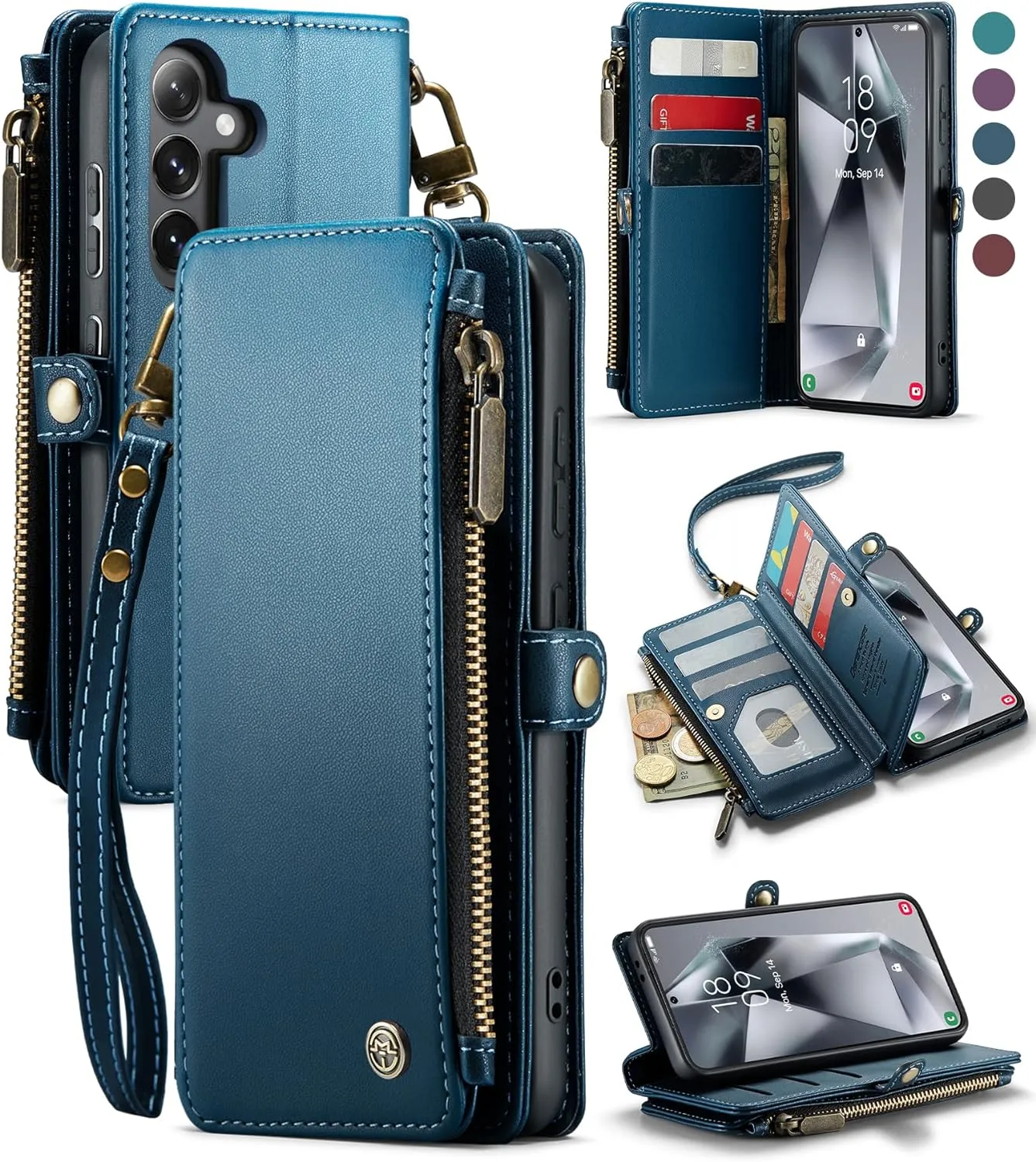 Samsung Galaxy S24 Plus RFID Blocking Galaxy S24 Plus Wallet Case