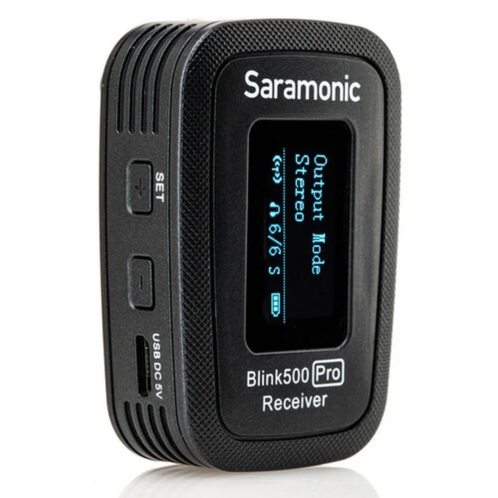 Saramonic Blink 500 Pro B1 Digital Camera-Mount Wireless Omni Lavalier Microphone System (2.4 GHz, Black)
