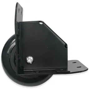 SARHW26 -  Black Recessed Tilt Caster & Housing for PA DJ Speaker Sub Cabinets, 2.75 Inch Wheel