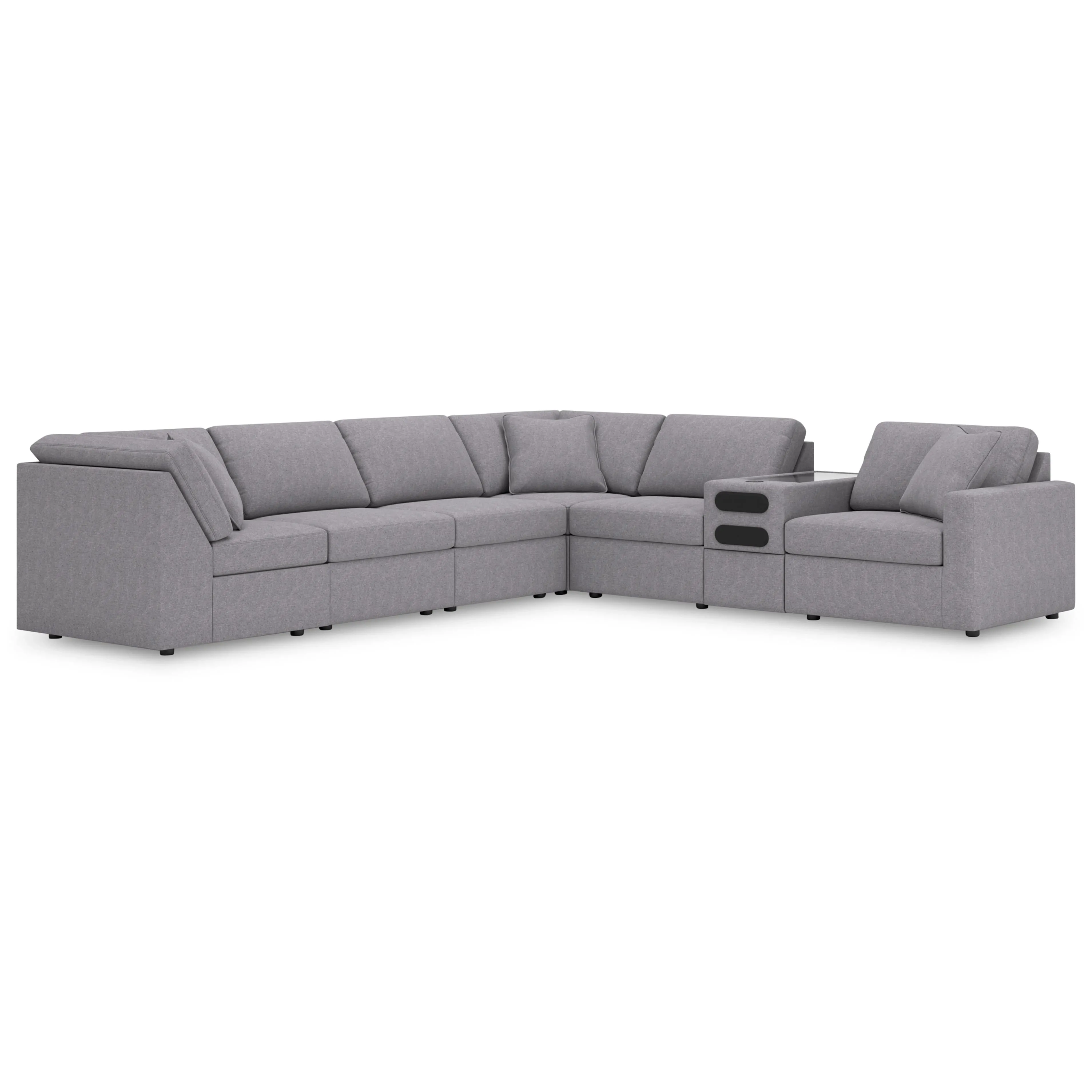 Signature Design by Ashley Modmax Fabric 7 pc Sectional 9210477/9210446/9210446/9210477/9210446/9210427/9210465