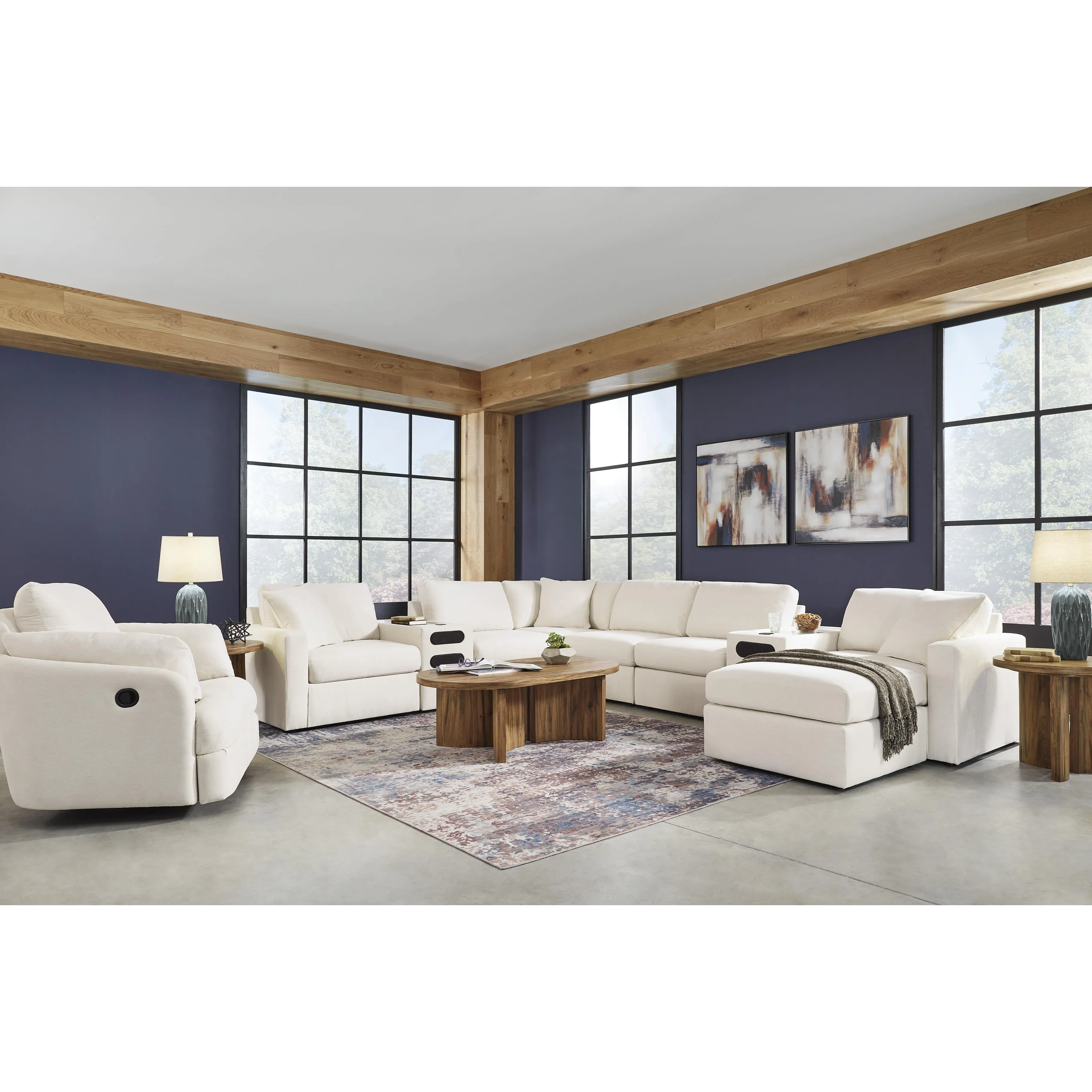 Signature Design by Ashley Modmax Fabric 8 pc Sectional 9210364/9210327/9210346/9210377/9210346/9210346/9210327/9210365
