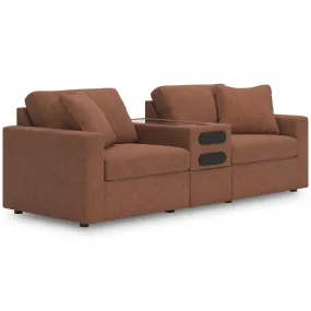 Signature Design by Ashley Modmax Stationary Fabric Loveseat with Console 9210264/9210227/9210265
