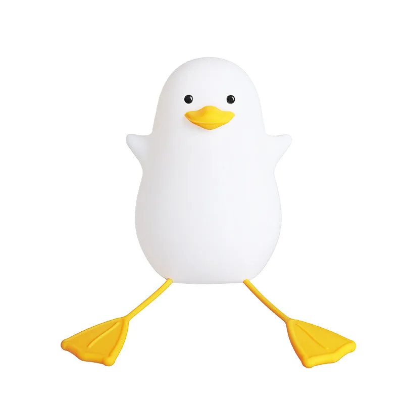Silicone Duck Night Light Kids lamp Cute Duck Night Light