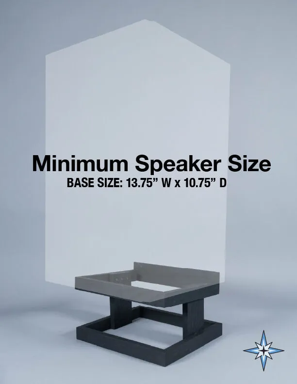 Skylabs Classic Wood Speaker Stands
