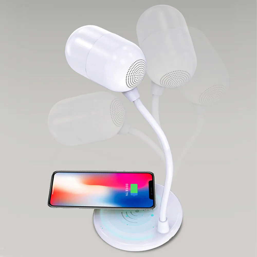 Smart Power Speaker Lamp Wireless Charger