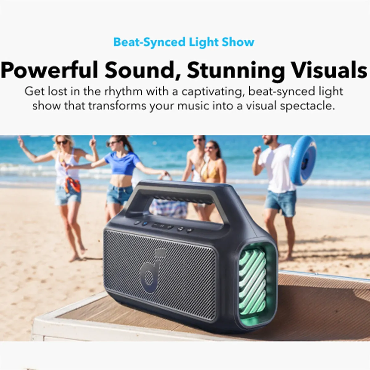 Soundcore Boom 2 Portable Bluetooth Speaker (Black)