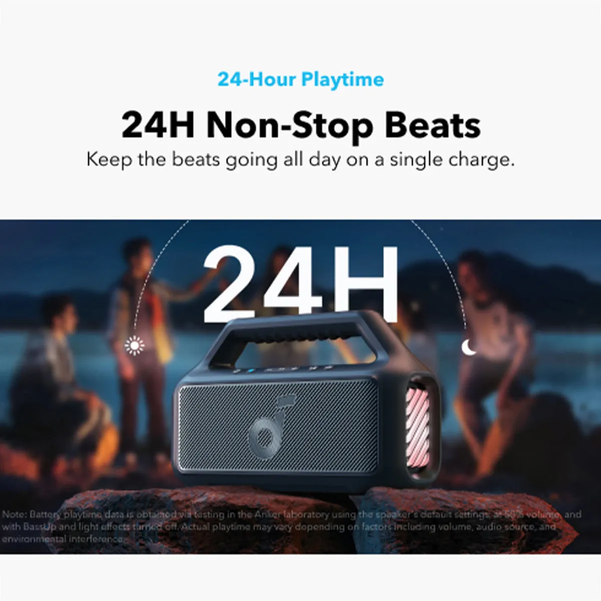 Soundcore Boom 2 Portable Bluetooth Speaker (Black)