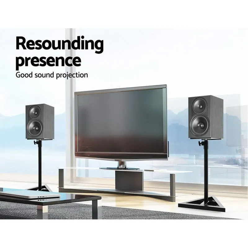 Speaker Stand Adjustable Height Mount Studio Home