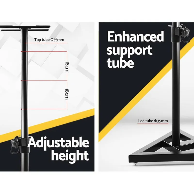 Speaker Stand Adjustable Height Mount Studio Home