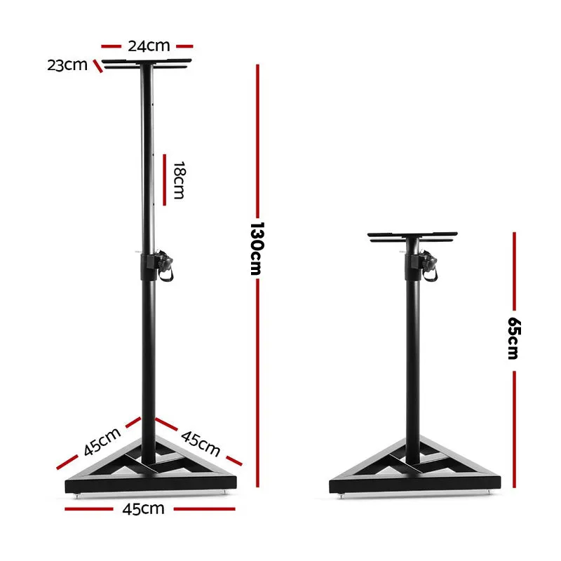 Speaker Stand Adjustable Height Mount Studio Home