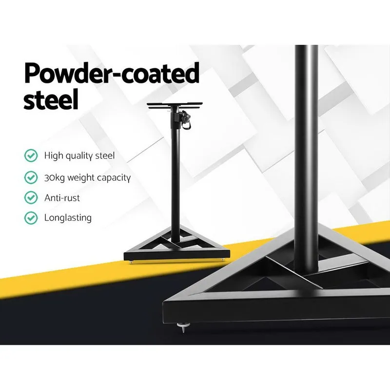 Speaker Stand Adjustable Height Mount Studio Home