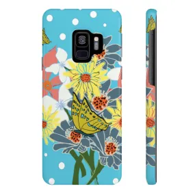 Spring Bouquet Tropical Blue Case Mate Slim Phone Cases