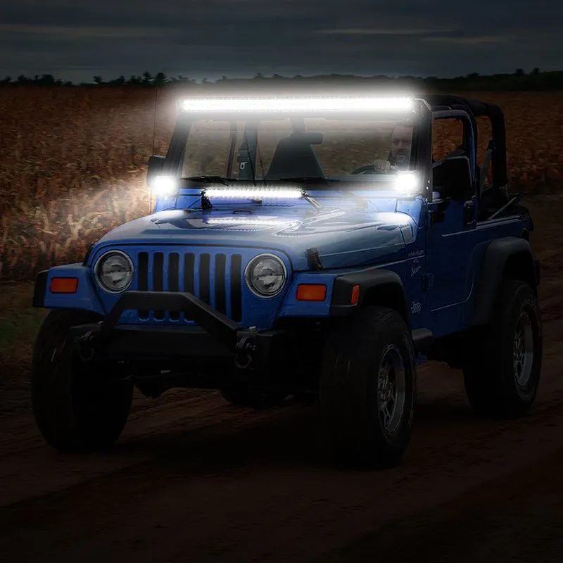 Suparee Jeep 52" Light Bar & Work Lights KIts for Wrangler 1997-2006 TJ