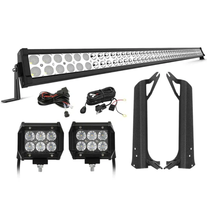 Suparee Jeep 52" Light Bar & Work Lights KIts for Wrangler 1997-2006 TJ