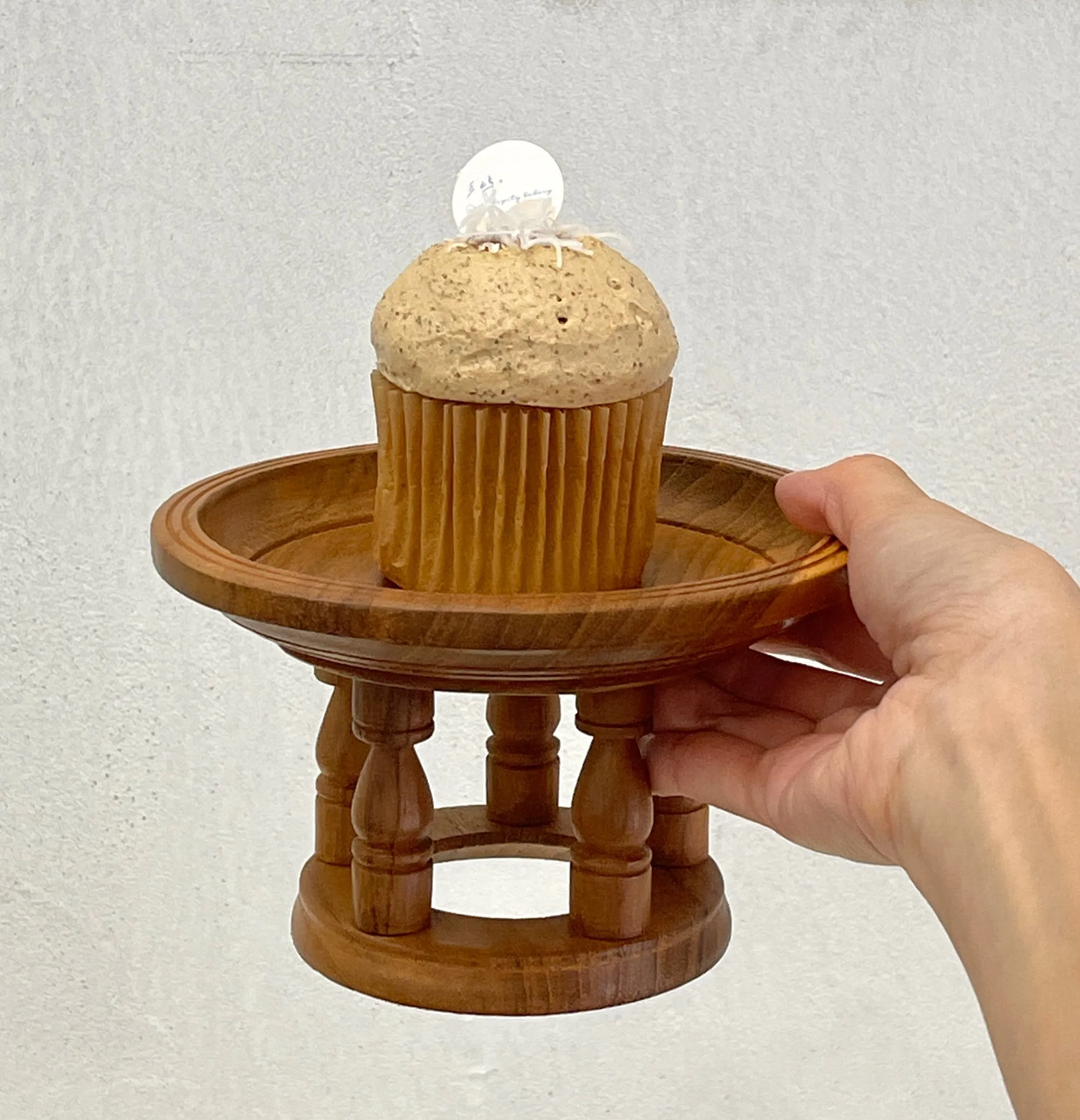 Teak Dessert Stands