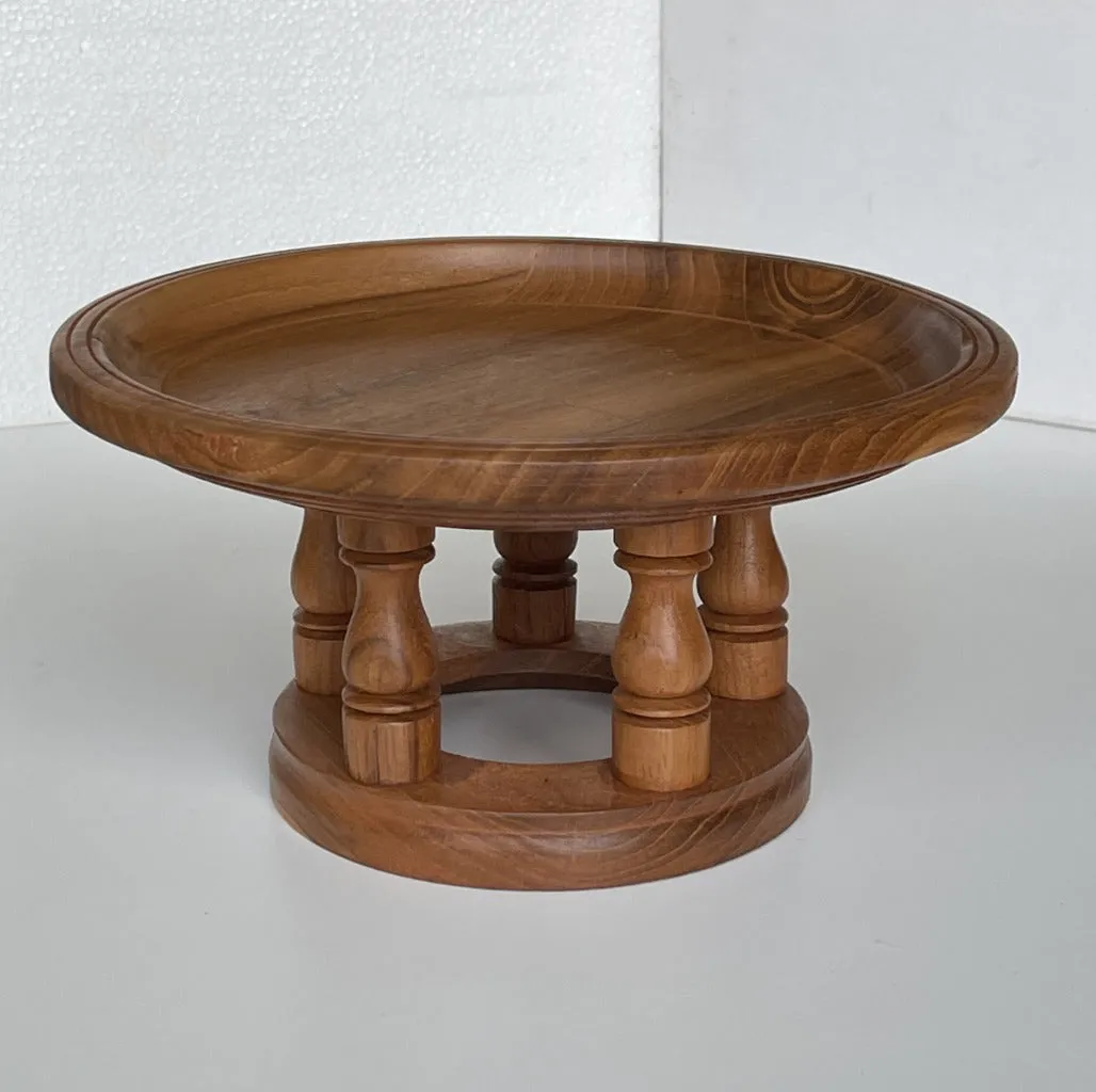 Teak Dessert Stands