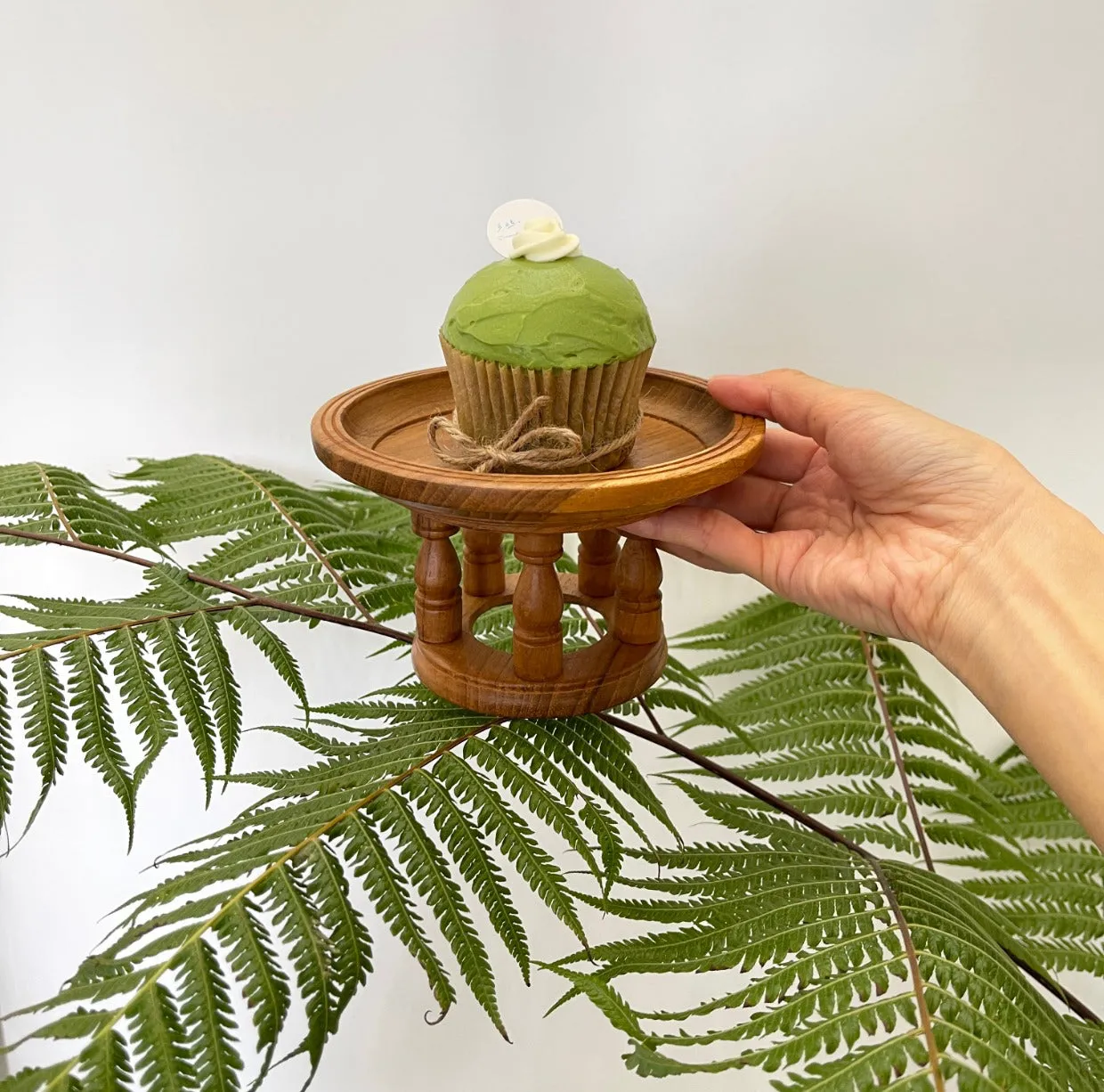 Teak Dessert Stands