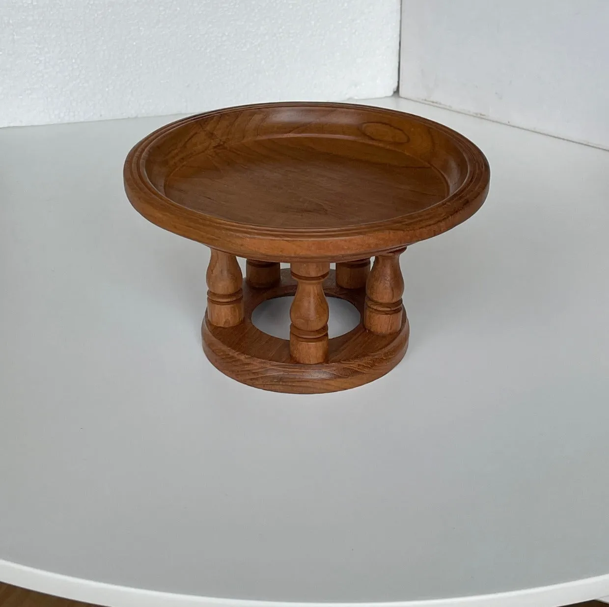 Teak Dessert Stands