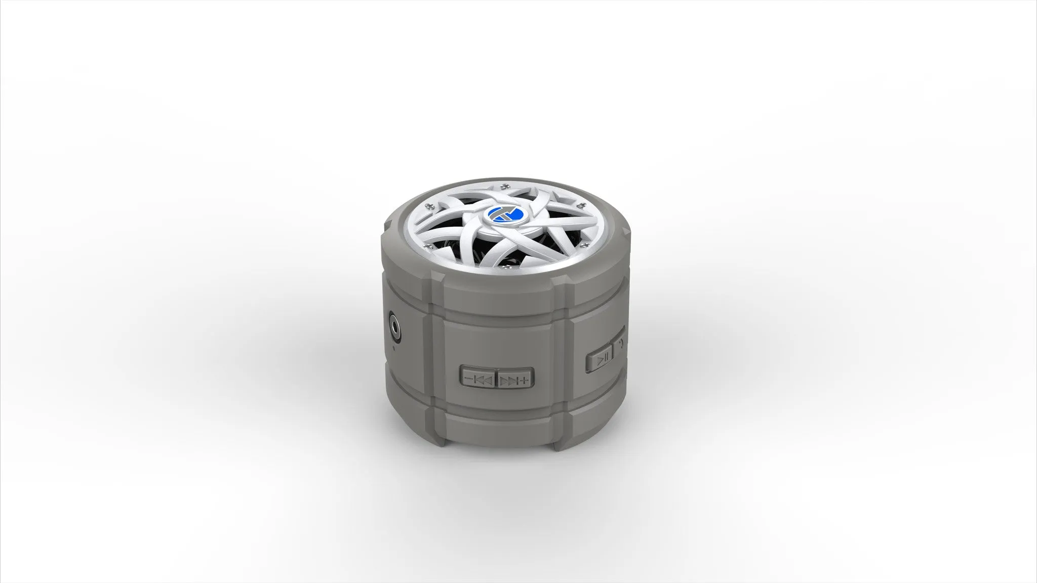 Tmvel Tire 100% Waterproof IPX7 Rugged Portable Bluetooth Speaker