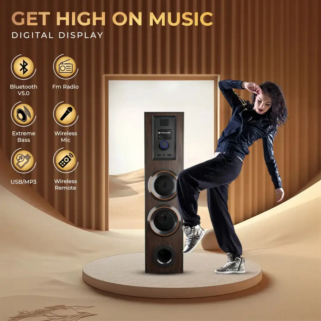 Umang I 40W Tower Speakers with Wireless Mic (LTS-627)