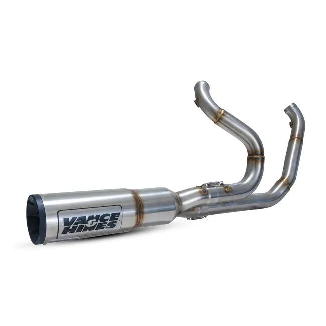 Vance & Hines 27321 PCX Brushed S/S Hi Output RR 2-into-1 Exhaust 2017 up Touring
