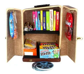 Vintage Popcorn and Candy Storage Cabinet - Home Theater Decor - 1950 Keystone 8mm Projector Case