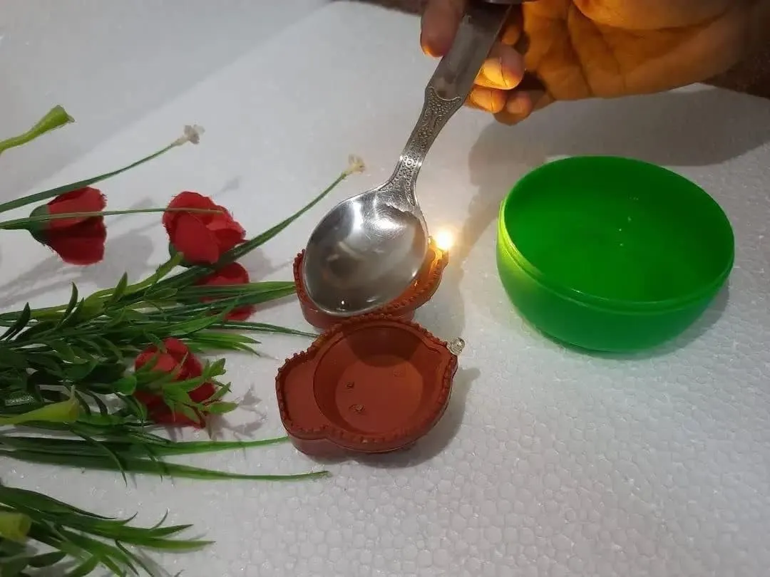 VTFlair Water Sensor Eco-Friendly Led Diyas Candle E-Diya,Battery Operated Led Candles for Home Decor,Festivals Decoration Diwali Lights(Pack of 24Pec Water Sensor Led