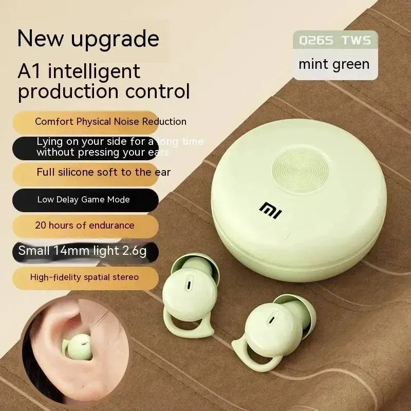 Xiaomi Wireless Sleep Noise Canceling Headphones Hifi Stereo Sports Waterproof Headphones with Microphone Bluetooth Headphones