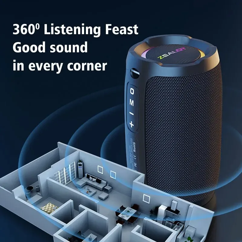 ZEALOT S49 Portable Bluetooth Speaker